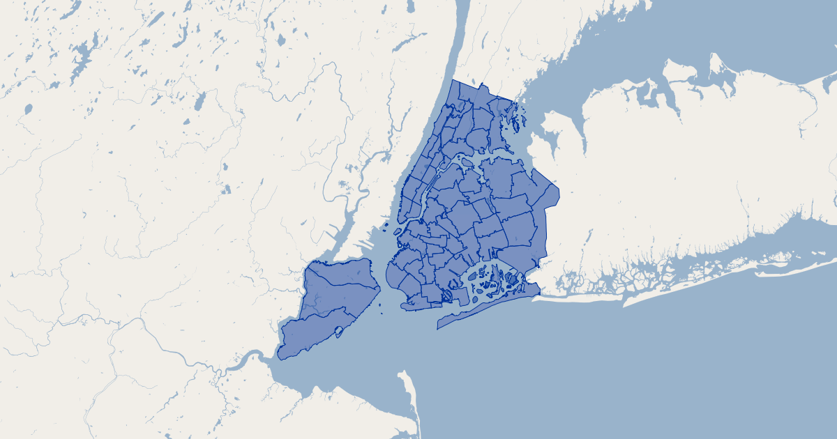 City of New York Use Areas (PUMA) | Koordinates