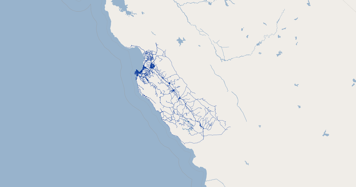 Monterey County, California Roads | GIS Map Data | Monterey County