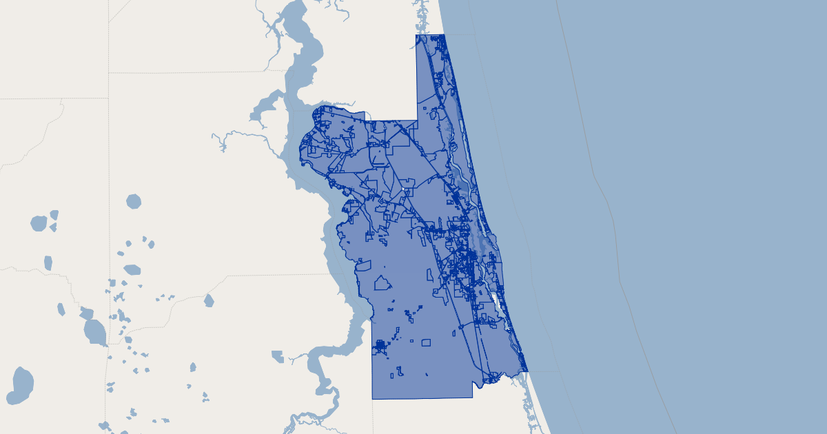 St. Johns County, Florida Zoning Boundaries GIS Map Data St. Johns