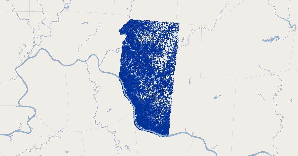 Clermont County Ohio 10 Ft Contours Koordinates 8961