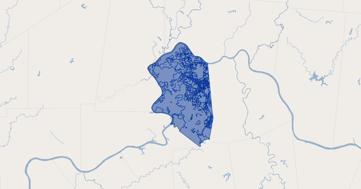 Boone County, Kentucky Zoning Districts Koordinates