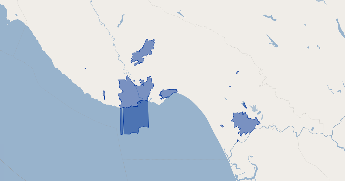 Santa Cruz County California City Limits Koordinates