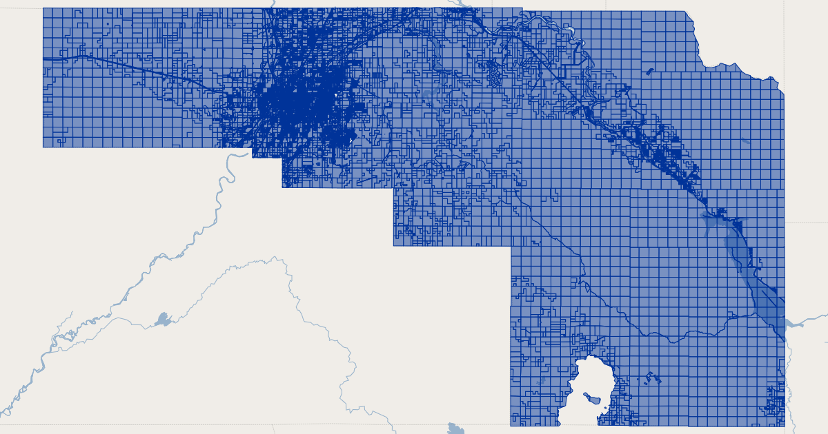 Bonneville County, Idaho Parcels Koordinates