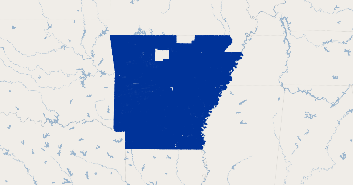 Arkansas Parcel Centroids Gis Map Data State Of Arkansas Koordinates 3558