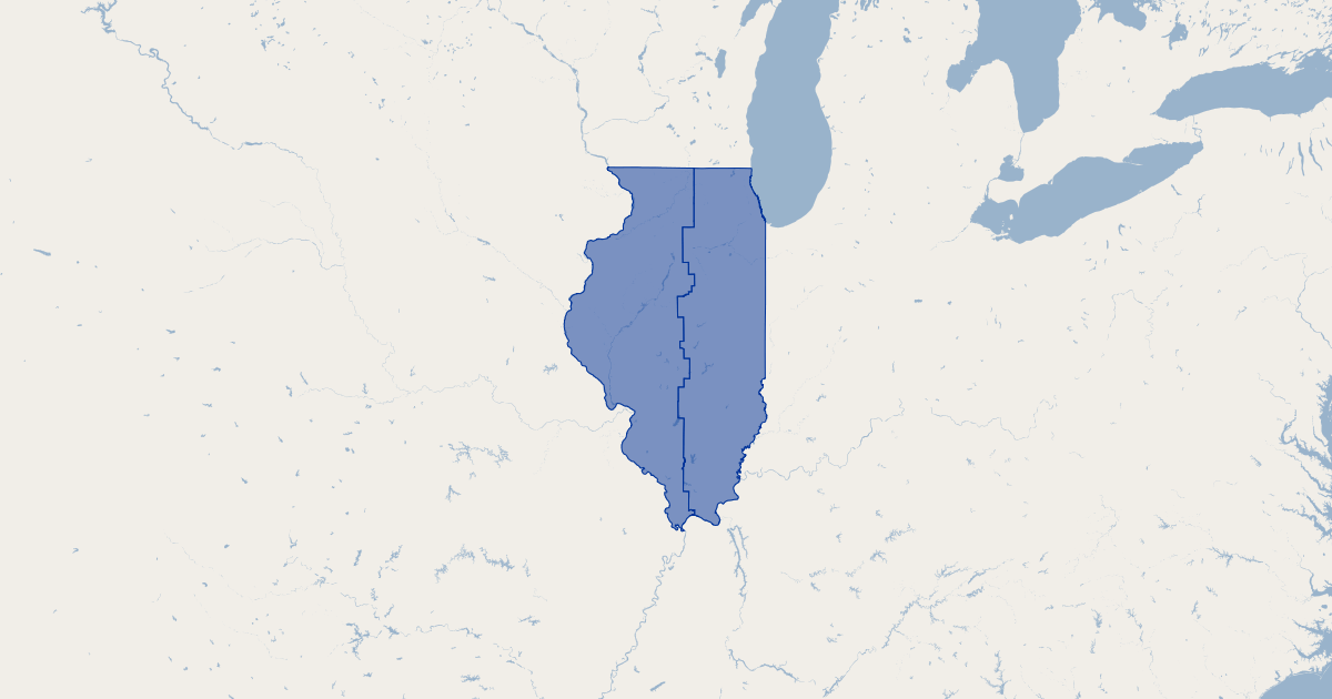 Illinois State Plane Zones 2007 Koordinates