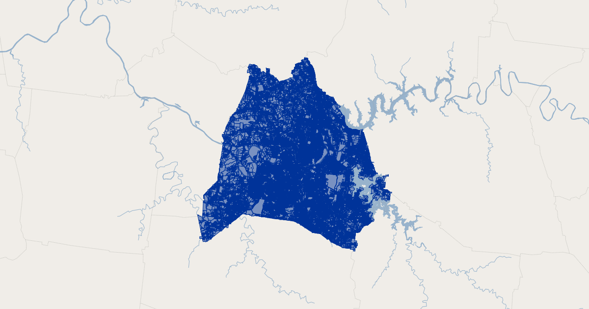Nashville, Tennessee Parcels GIS Map Data City of Nashville