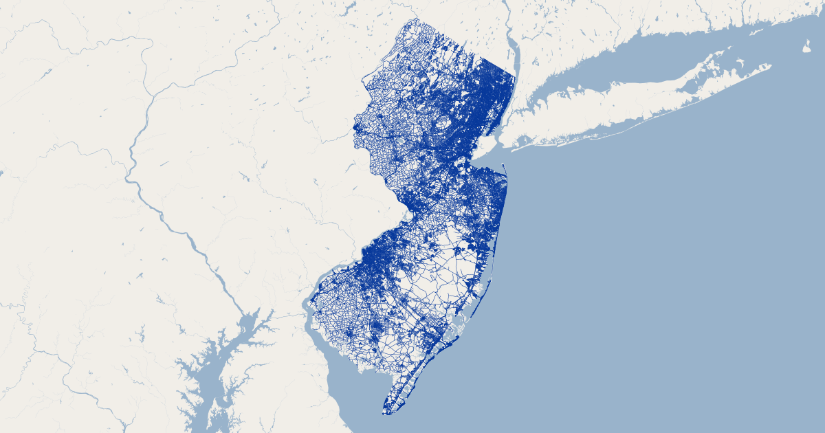 New Jersey Straight Line Diagram