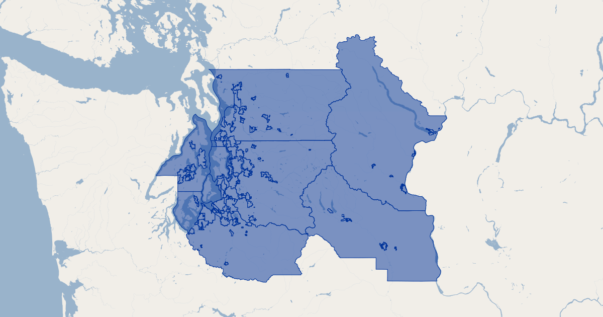 Maps of King County demographics - King County, Washington