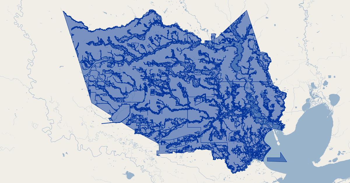 Harris County, TX FEMA Flood Hazard Zones  Koordinates