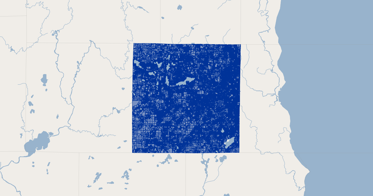 Waukesha County, Wisconsin Tax Parcel Koordinates