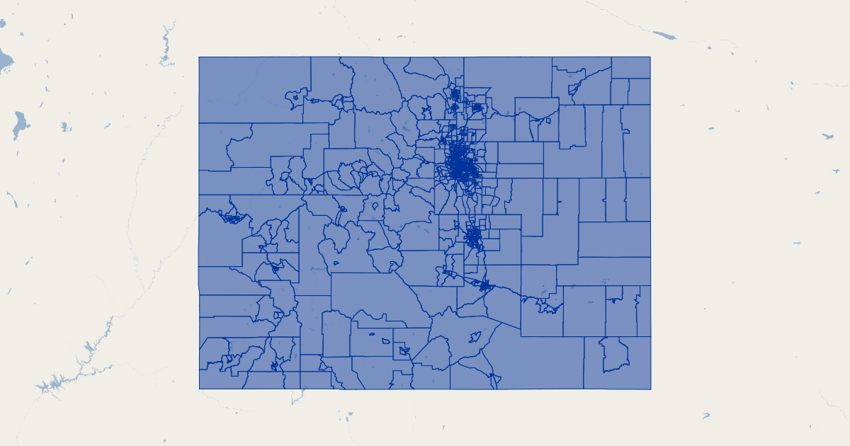 Colorado CDPHE Poverty Ratios | Koordinates