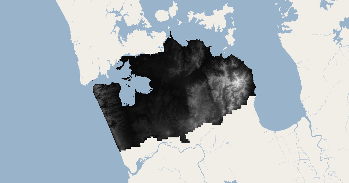 Auckland South LiDAR 1m DEM (2016-2017) | LINZ Data Service