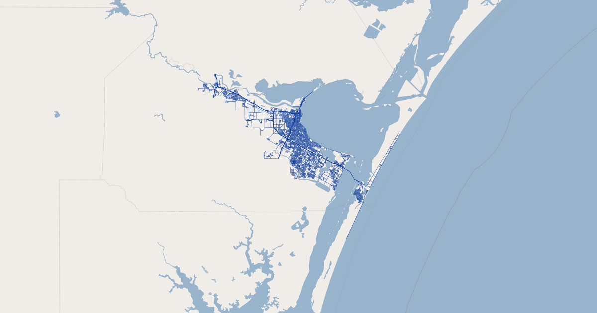 City of Corpus Christi, Texas Streets | Koordinates