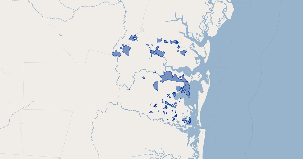 Camden County, Georgia Subdivisions | Koordinates