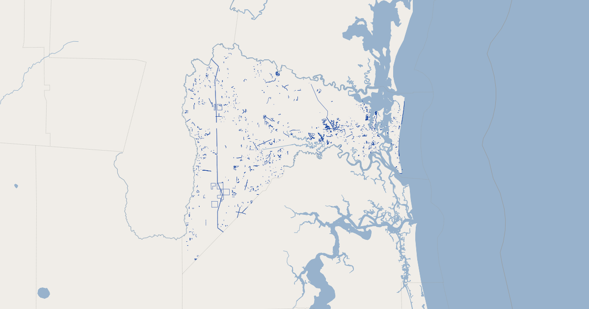 Nassau County, Florida Easement Lines | GIS Map Data | Nassau County ...