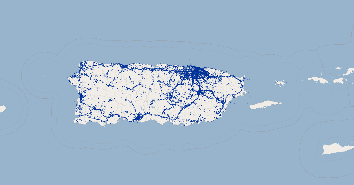 Puerto Rico Cell Towers | Koordinates