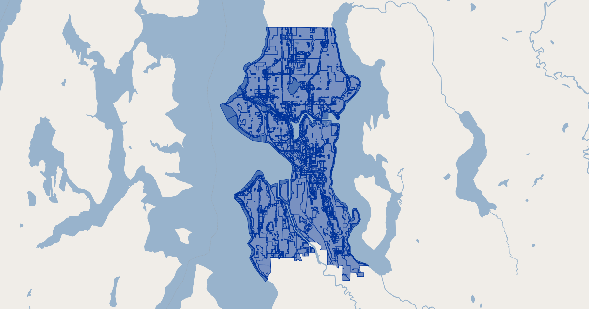 Seattle Zoning Boundaries | Koordinates