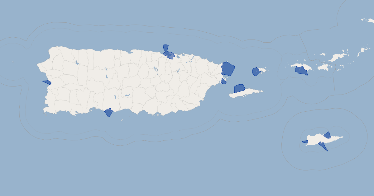 Caribbean Islands NOAA Port Delineation | Koordinates