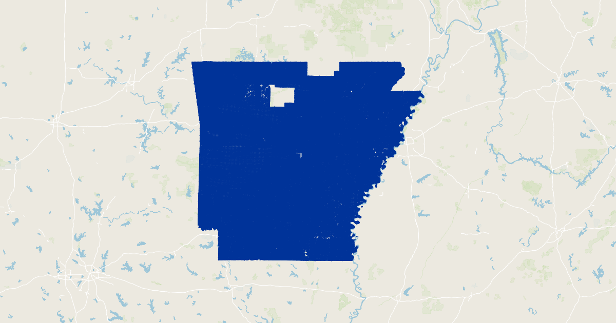 Arkansas Parcel Boundaries Koordinates