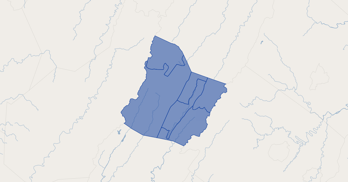 Highland County, Virginia Zip Codes Koordinates