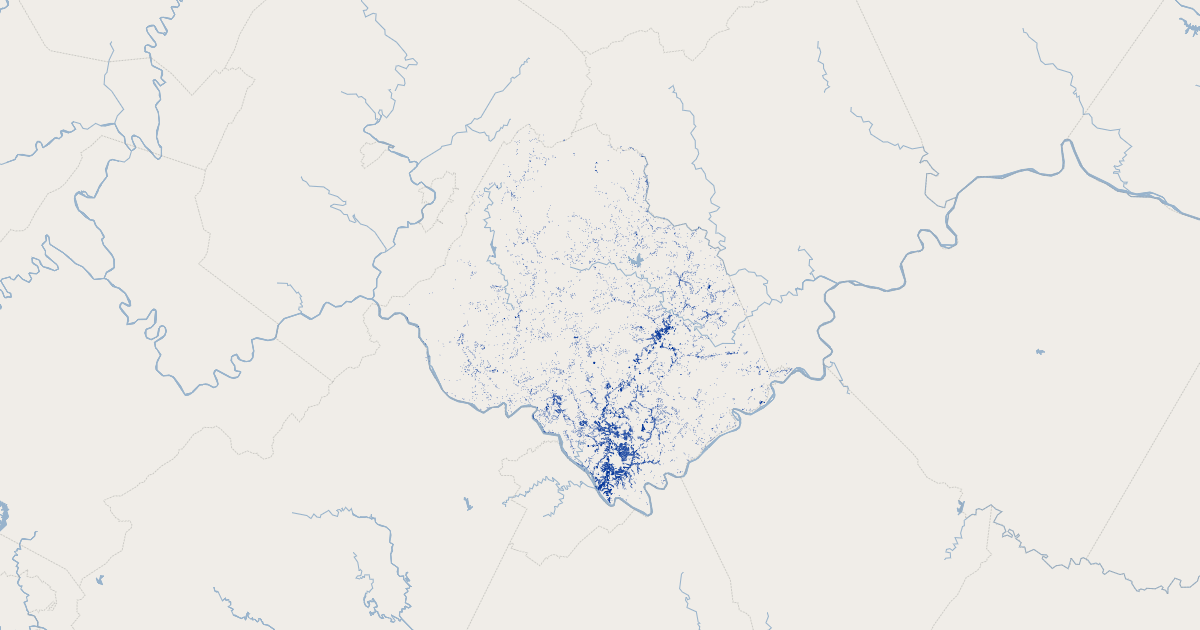 Amherst County, Virginia Buildings Koordinates