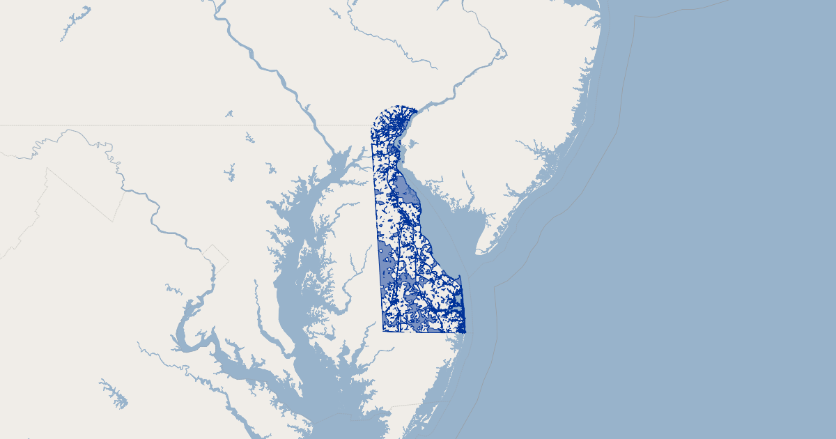 Delaware Broadband Unserved Areas | Koordinates