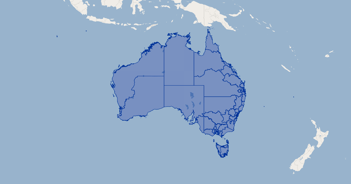 Australian Bureau of Statistics 2021 Commonwealth Electoral Divisions ...