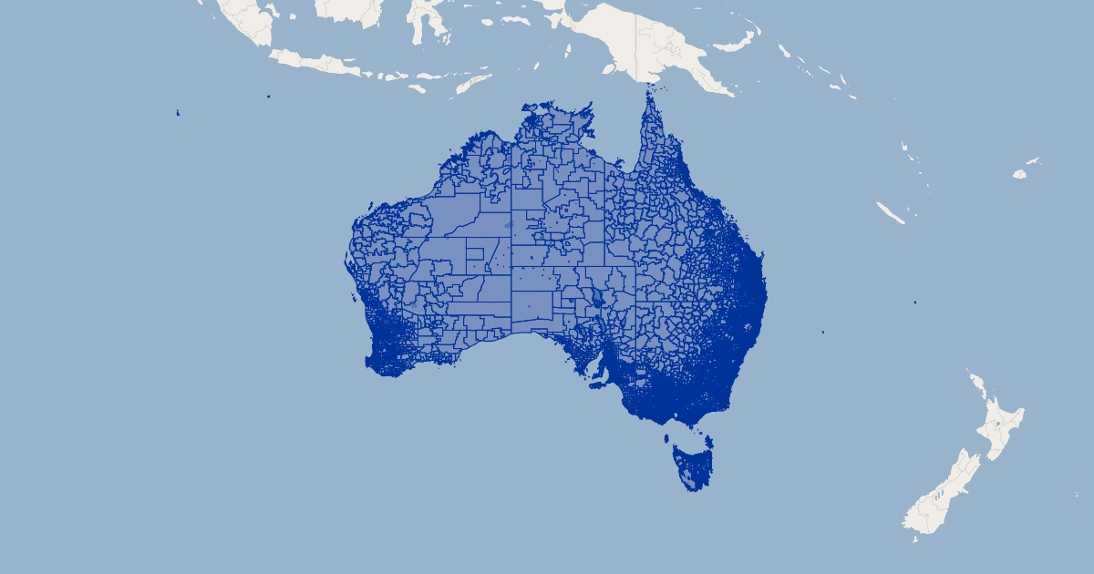 Australian Bureau Of Statistics 2021 Suburbs And Locality Boundaries