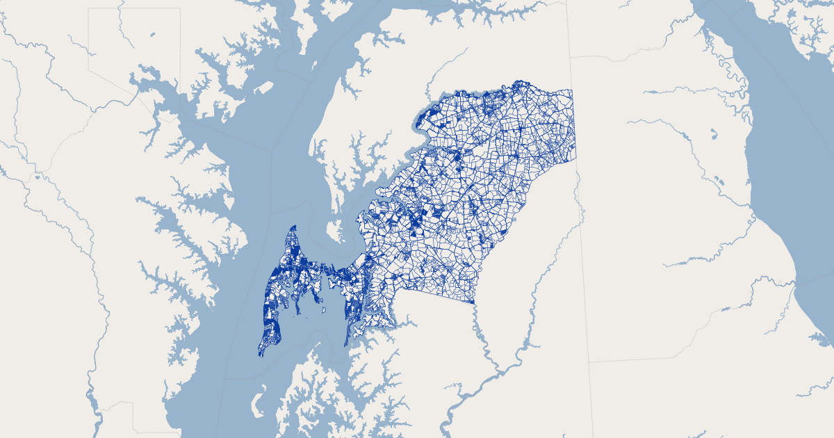 Queen Anne's County, Maryland Parcel Lines | Koordinates