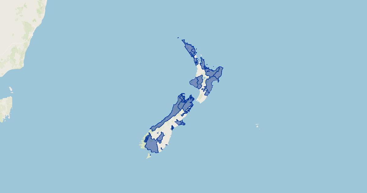 New Zealand LiDAR 1m DEM Survey Index | LINZ Data Service