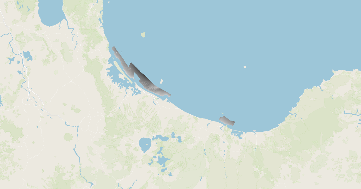 Bay of Plenty Multibeam 2m Depth Model (2024) | LINZ Data Service