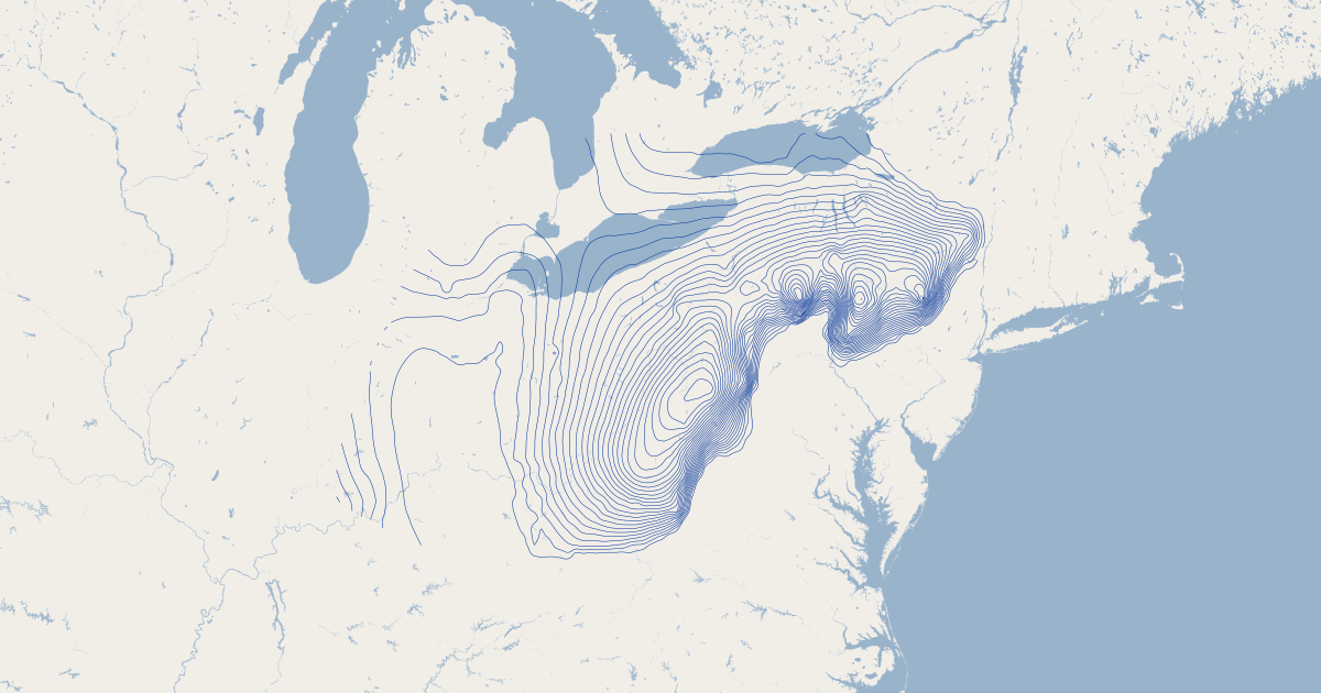 Utica Formation Elevation | Koordinates