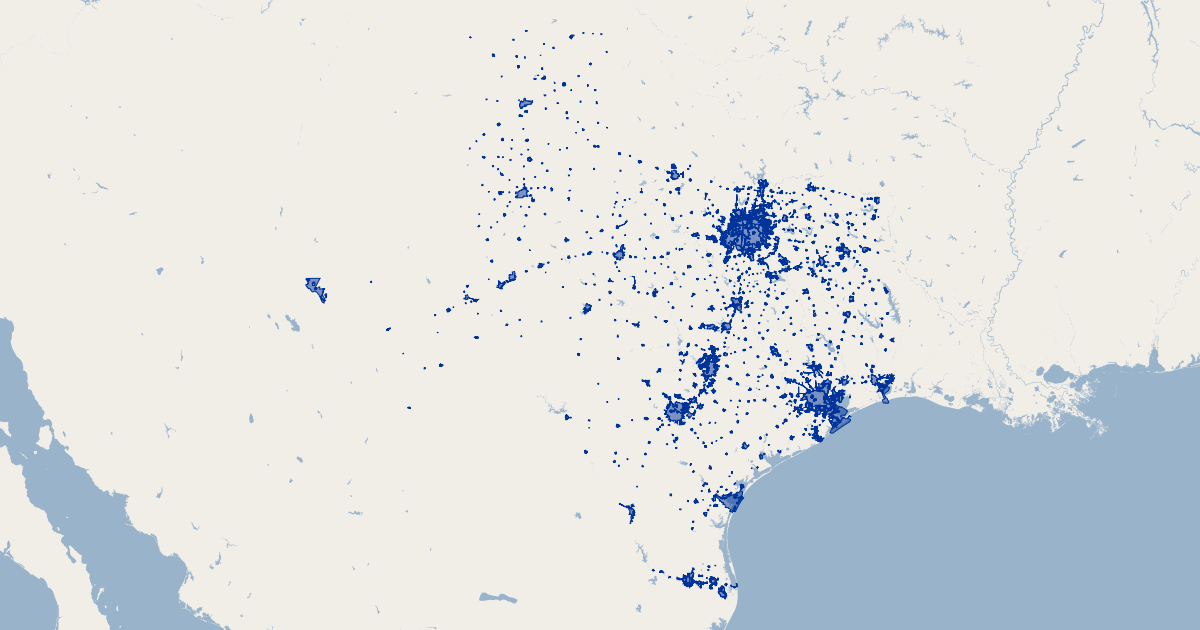 Texas City Limits  Koordinates