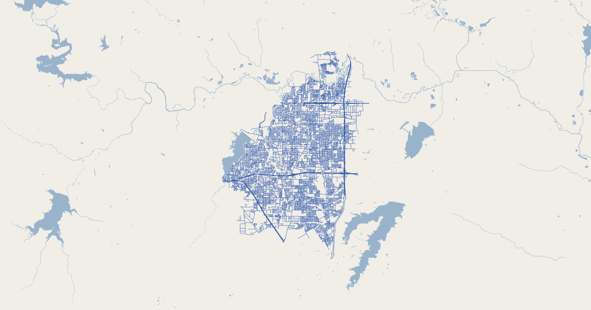 Arlington, Texas Roads | Koordinates