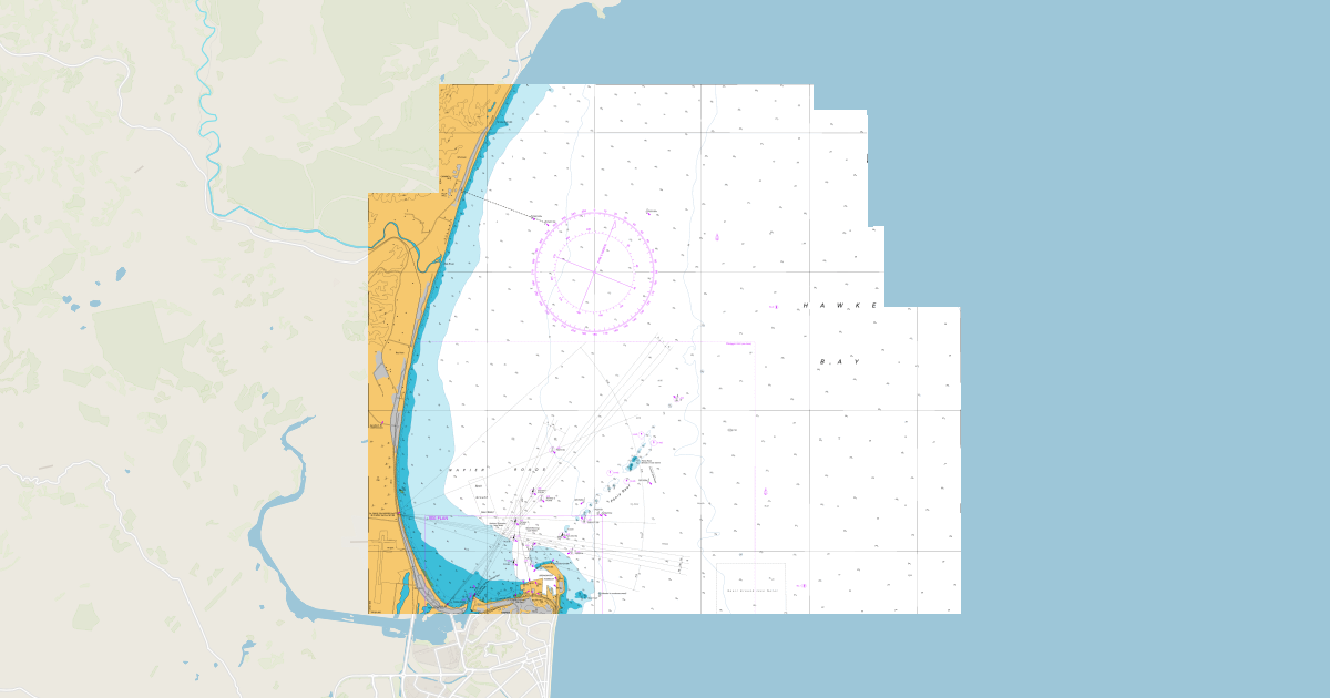 Chart NZ 5612 Napier Roads LINZ Data Service