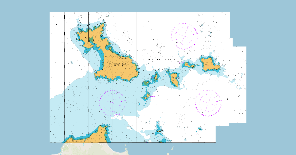 Chart NZ 5314 Mercury Islands LINZ Data Service
