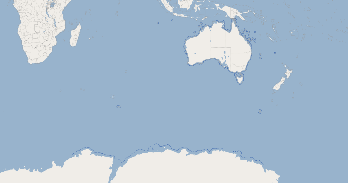 Contiguous Zone of Australia | Koordinates