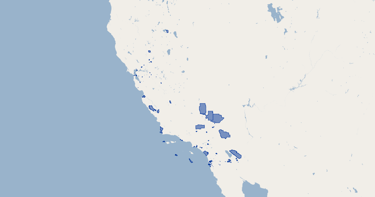 California Military Installations  Koordinates