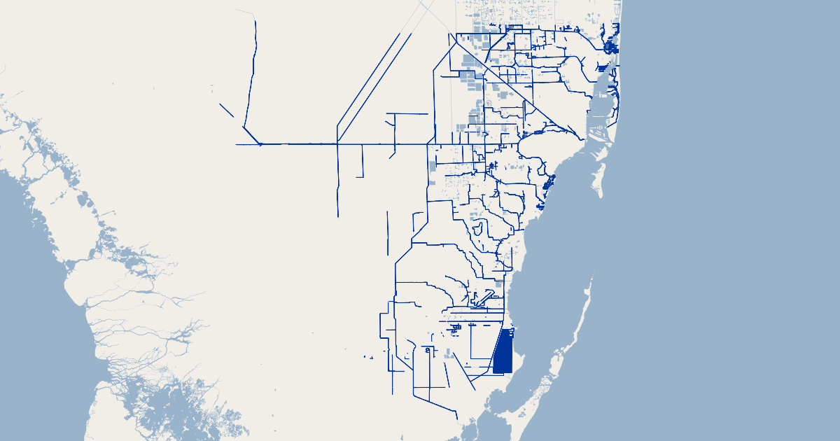 Miami Florida Map - GIS Geography