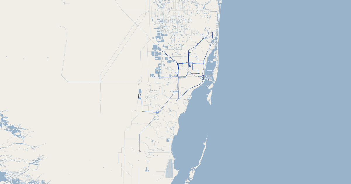 Miami Florida Map - GIS Geography