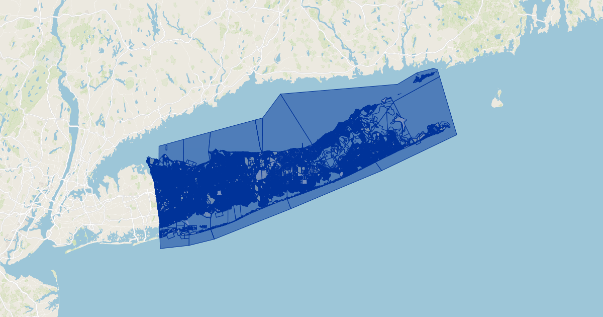 Suffolk County, New York Parcels Koordinates