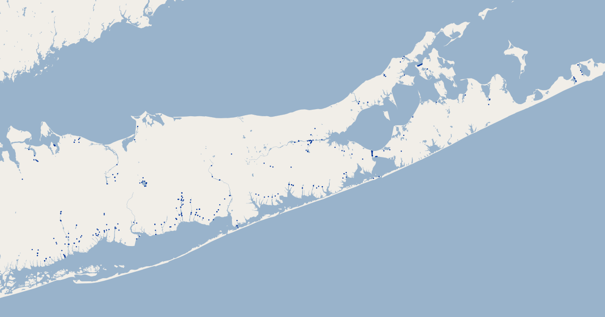 Suffolk County, New York Storm Water Outfalls | Koordinates