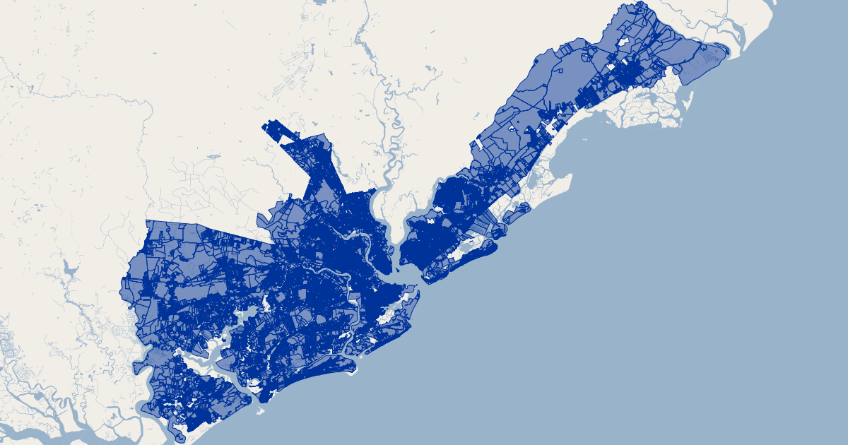 Charleston County, South Carolina Parcels | Koordinates