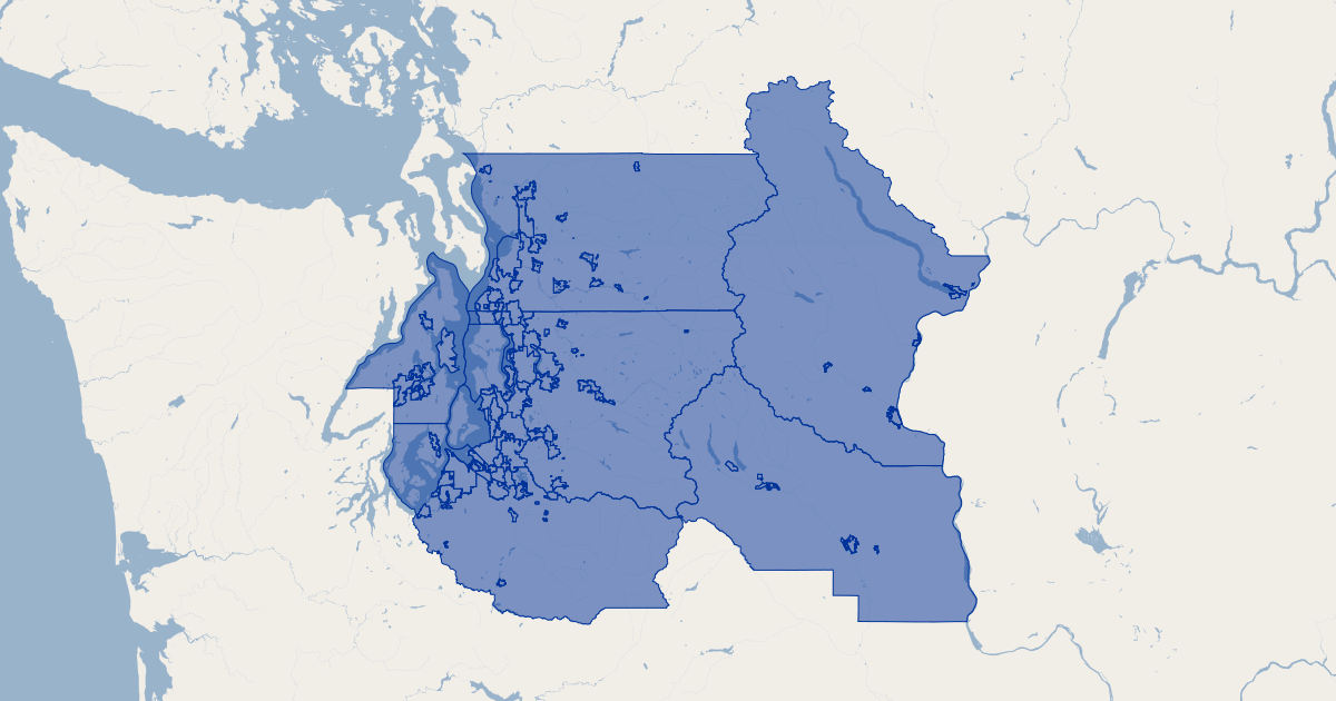 King County Wa Cities And Unincorporated Areas Koordinates 0069