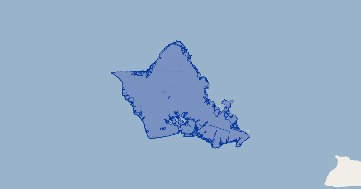 Honolulu, HI Flood Zones  Koordinates