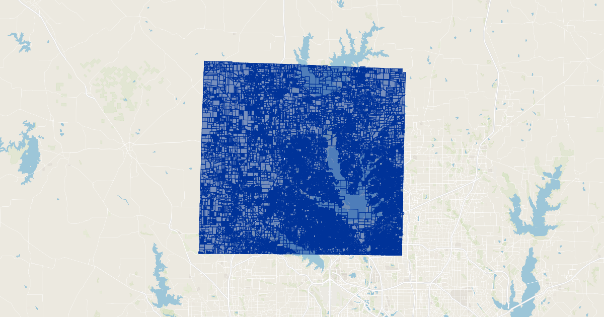 Denton County, Texas Parcels Koordinates