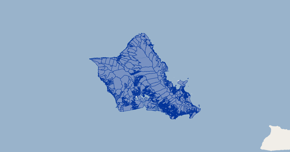 Honolulu, Hawaii Tax Plat Boundaries | Koordinates