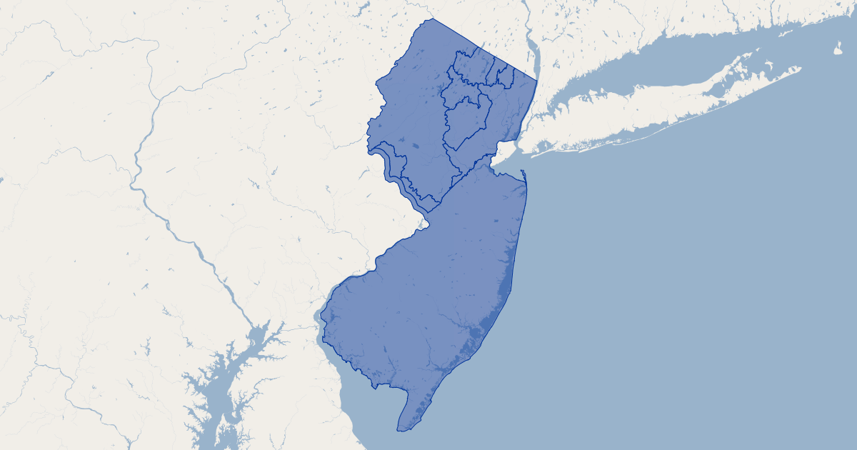 New Jersey Sole-Source Aquifers | Koordinates