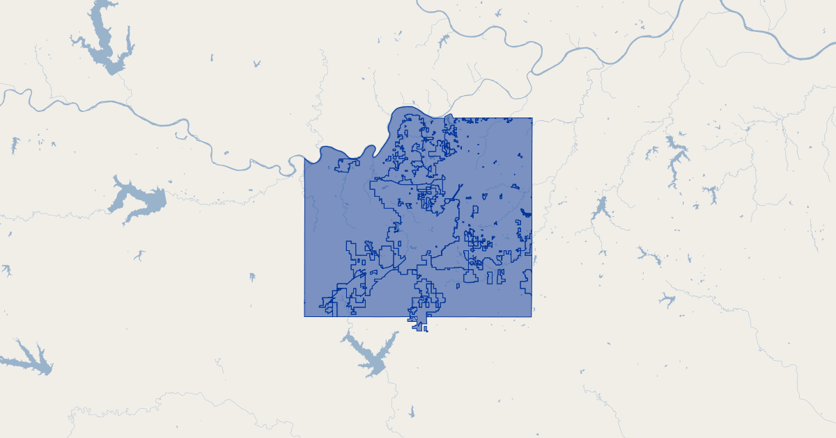 Johnson County Kansas Sewer Service Areas Koordinates 