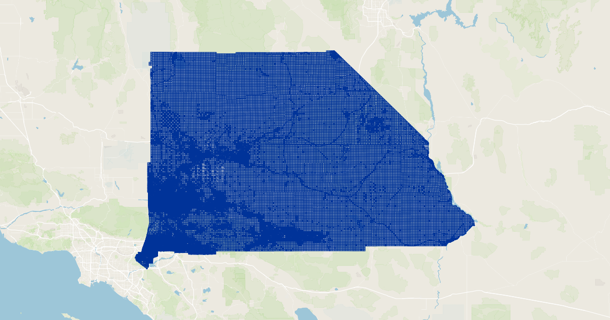 San Bernardino County, California Parcels Koordinates